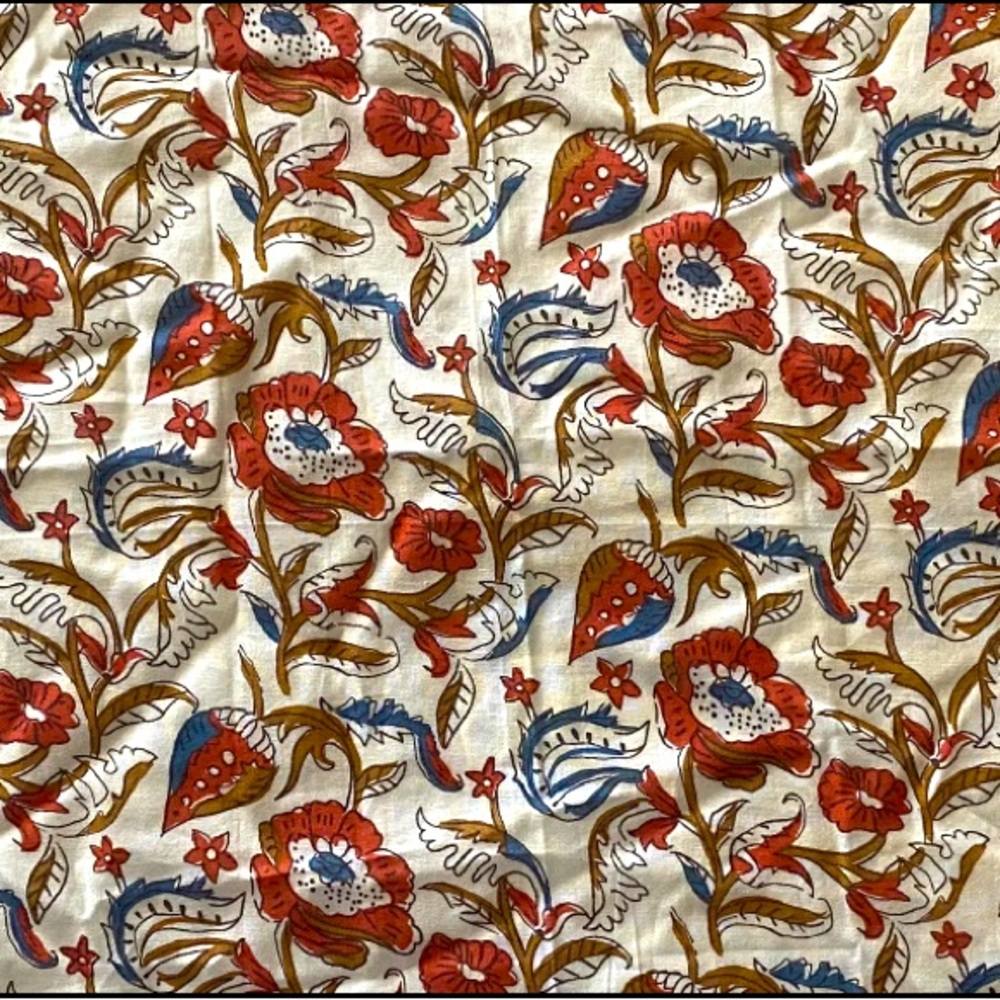 Sezane NWOT Cotton Multi Colored Neckerchief